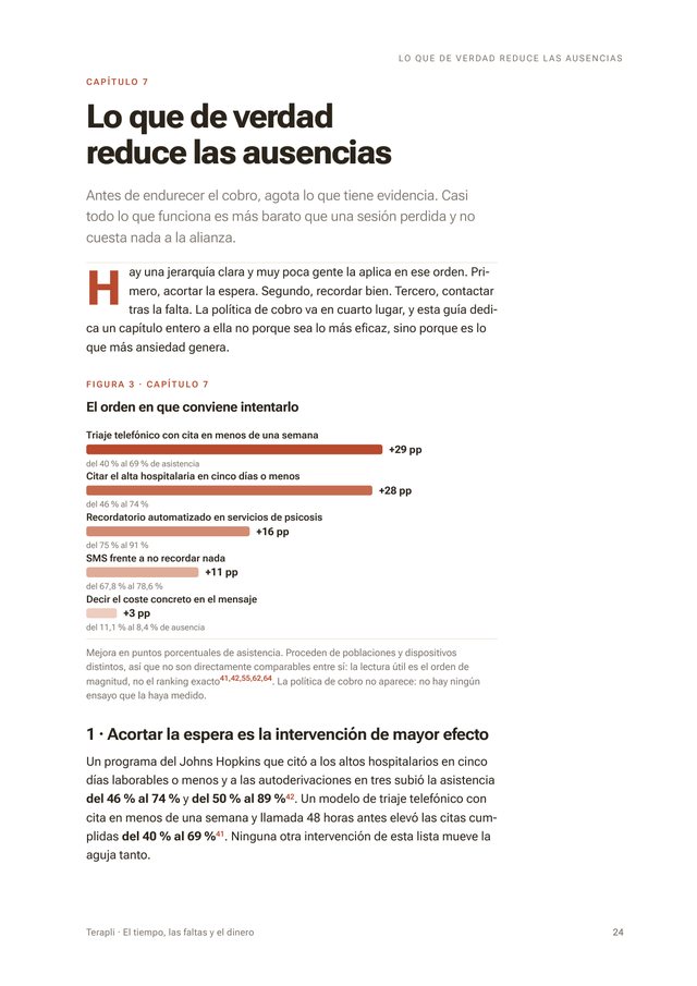 Capítulo sobre tasas de inasistencia, con los datos agrupados